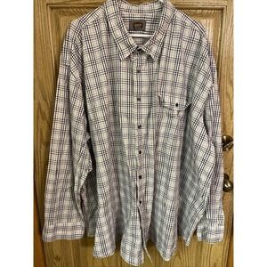 The Foundry Supply Co Mens Bottom Down Shirt 5XL Large Button Up Collared